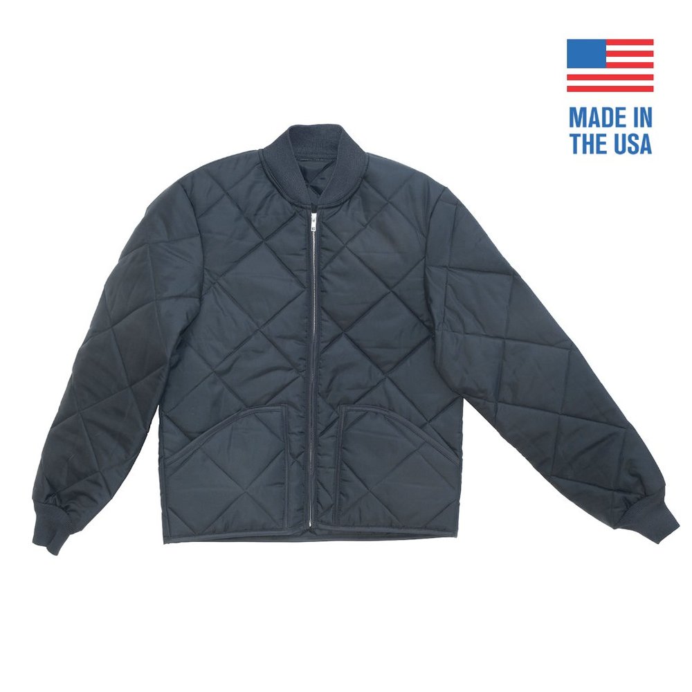 SNAP N WEAR · Quilted Jacket with Knit Collar & Cuffs - Style 3000